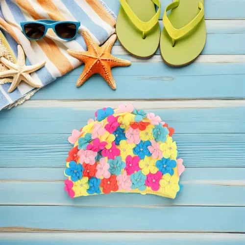 Gorro De Baño Para Mujer: Gorro De Baño Impermeable Grande P