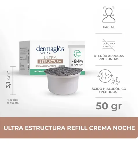 Dermaglós Ultra Estructura Crema Antiage De Noche Repuesto