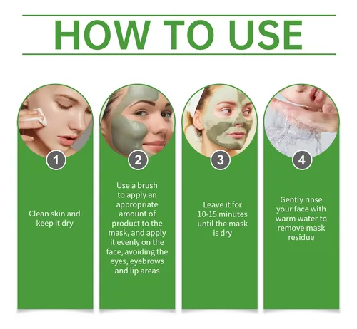 Mascarilla Facial De Arcilla Hidratante Para El Control De L