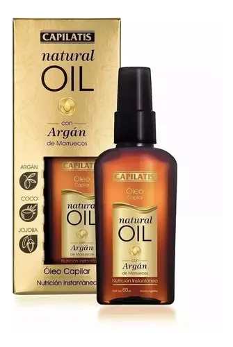 Capilatis Óleo Capilar Natural Oil Con Aceite De Argán 60 Ml