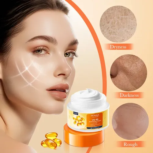 Crema Hidratante Bioaqua Ve + B5, Reparadora E Iluminadora Momento De Aplicación Día/noche Tipo De Piel Mixta