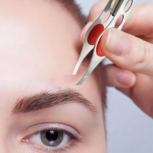 Pinzas Depiladoras Cejas Portátil Compacto Precisión Ojos .