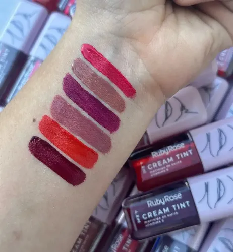 Tinta Cream Labial Hidratante Karite 3 En 1 Matte Ruby Rose Color tono 3 purpose
