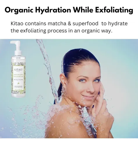 Exfoliante Corporal Y Facial Kitao Con Matcha Y Acai 313 Ml