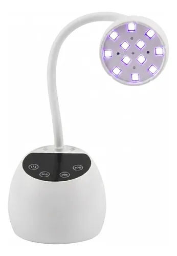 Cabina De Uñas Leontecs Flor Inalámbrica Tactil 36w Led Uv