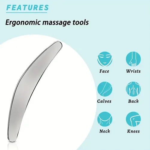Gua De Masaje Sha In 1 Tools De Acero Inoxidable 3 Para Rasp
