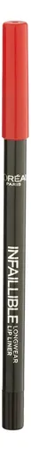 Delineador De Labios Infallible Lip Liner Loreal Paris Color 105 / Red Fiction
