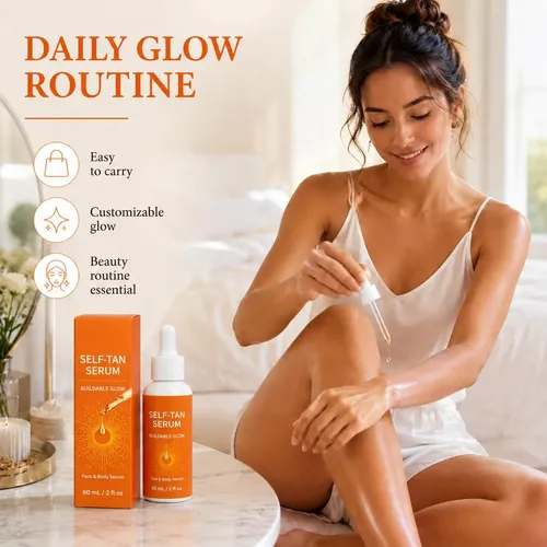 Gotas Autobronceadoras Para Rostro Naturales 2 Piezas