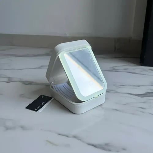 Espejo Organizador Maquillaje Con Luz Led