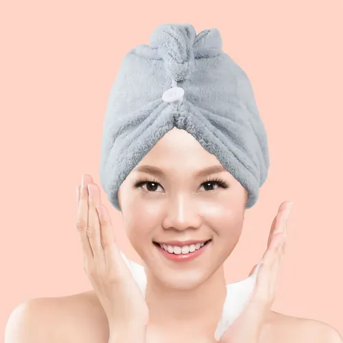 3 Toallas For El Cabello De Secado Rápido, Gorras Absorbent