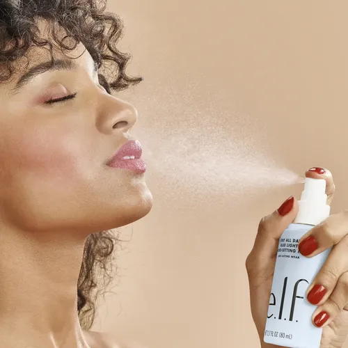 E.l.f Spray Fijador Maquillaje 80ml | Micro Fino E Hidratant Tono Del Primer Blue Light