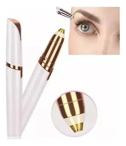 Depilador Lapiz De Cejas Y Vello Facial Recargable Luz Usb