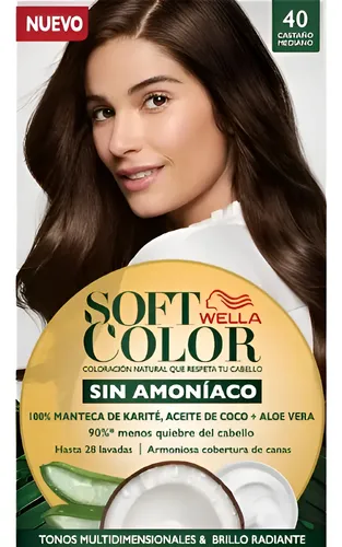 Soft Color Kit De Tintura Semipermanente 40 Castaño Medio