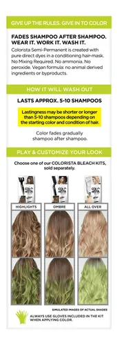 Tinte De Pelo L’oreal Paris Colorista Semipermanente Limegre