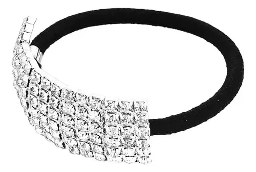 Set De 5 Ligas Para El Pelo Xiwstar Con Cristales De Strass