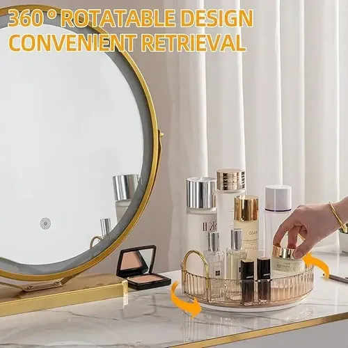 Organizador De Maquillaje Cosméticos Perfumes Giratorio 360°