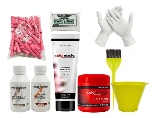Kit Para Hacer Rulos Completo Anna De Sanctis Permanente