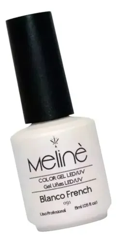 Esmalte Meliné Semipermanente Gel Uv/led 091 Blanco French