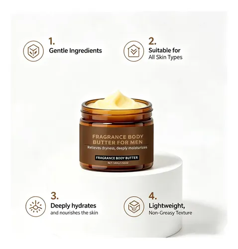 2026 New Skin Body Butter For Men, Moisturizing Body Cream