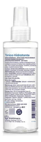 Tonico Dermaglos Facial Tónico Hidrata Descongestivo 200 Ml