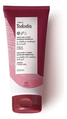 Hidratante Corporal Natura Tododia Cereza y Avellana 200ml Tipo de Envase Pote
