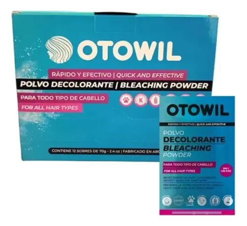Caja X 12 Polvo Decolorante X 70g Otowil