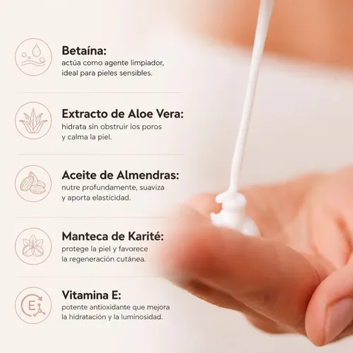Leche de Limpieza Facial Vegano con Aloe Vera Cloe Cosmetica
