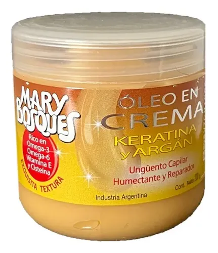 Mary Bosques Oleo En Crema X 200g Keratina Y Argan