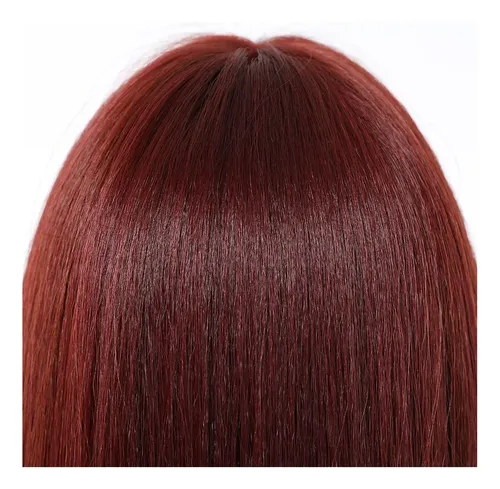 Pelucas De Cabello Largo Natural Para Mujer Castaña