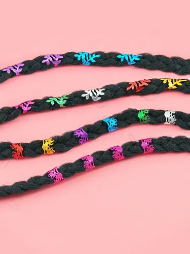 Kit De 40 Accesorios Para Cabello, Anillos Y Adornos