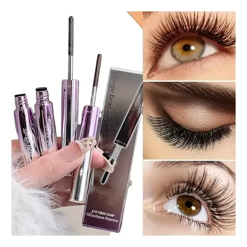 Máscara De Pestañas Voluminizadora Eye Fiber Warp Gege Bear