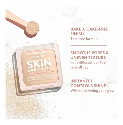 Polvo Iluminador Acabado Difuminado Covergirl Trublend Skin