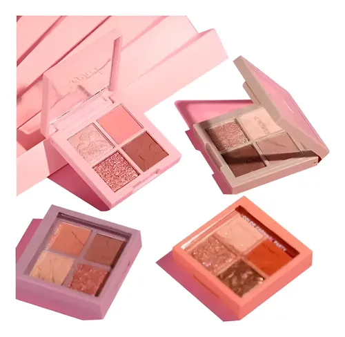 Sakura Novo Paleta 4 Sombras Para Ojos Matte Shimmer