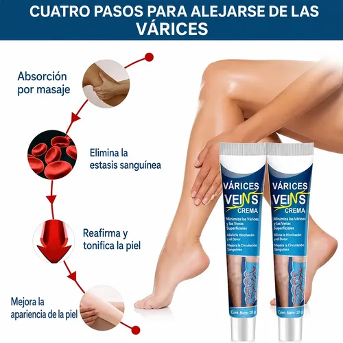 Crema Varices Piernas Cansadas 20 G Confort Piel Más Suave