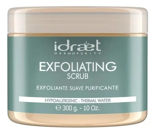 Exfoliating Scrub Idraet 330gr. Exfoliante Suave Purificante