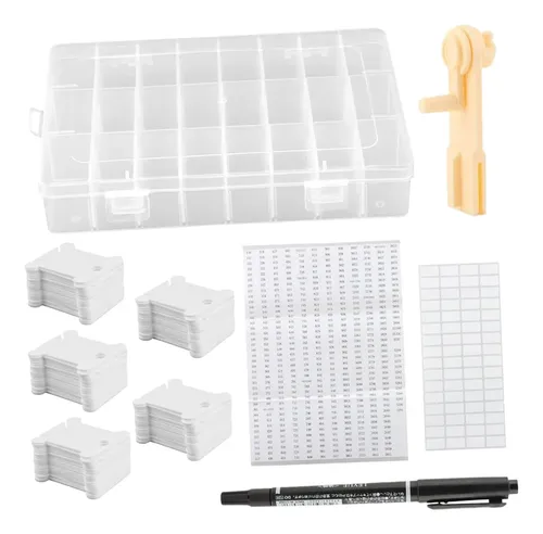 Kit De Organización De Hilo De Bordar, Bobinador,