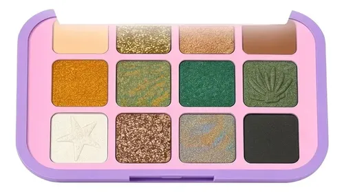 Paleta Tono 03 Sombras De Ojos 12 Colores Mate Brillante Maquillaje Rostro Veoquiero