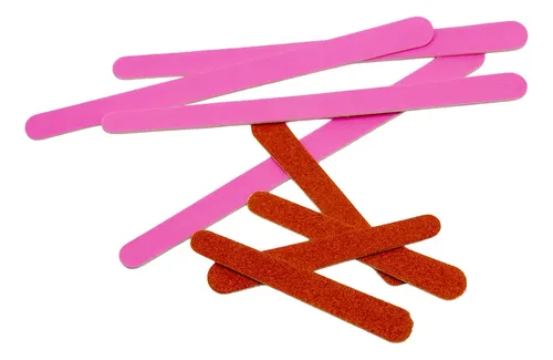 Pack X10 Limas Ultra Fina Para Manicuria Varios Colores X 80