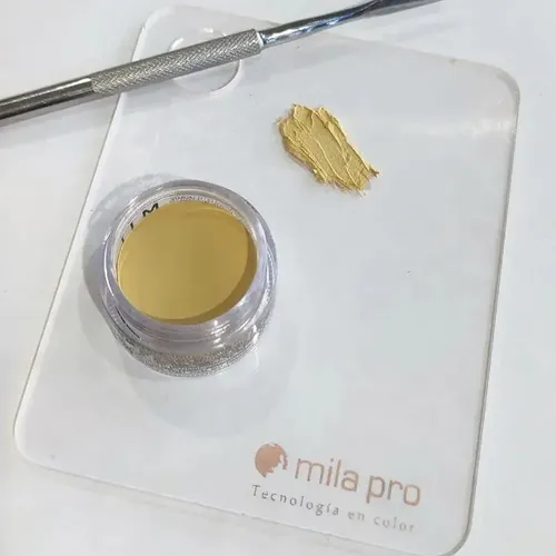 Tonalizador Corrector De Ojeras Alta Cobertura Mila Marzi Tono 2000p-06 Amarillo