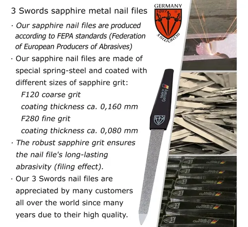 3 Swords Germany Set Limas Zafiro 5 Piezas