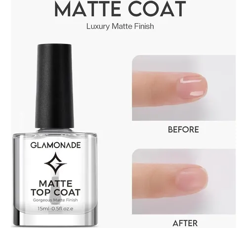 Esmalte Top Coat Mate Glamonade 15ml