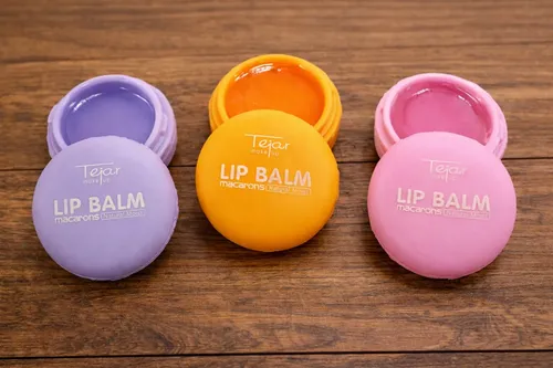 Brillo Balsamo Labial Lip Balm Macarons Tejar X 3 Unidades