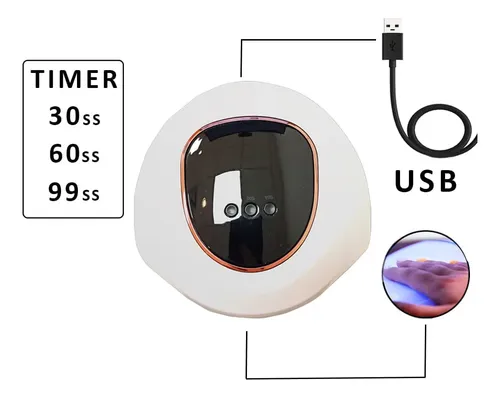 Cabina Para Uñas Uv Led 72w