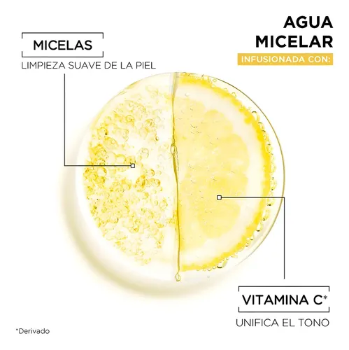 Garnier Skin Active Agua Micelar Con Vitamina C X400ml