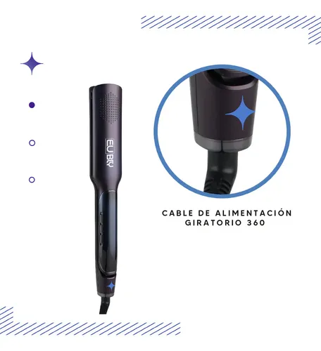 Planchita Para Pelo Eurobeauty Gama Alta Ceramica Seco Humedo Automatico
