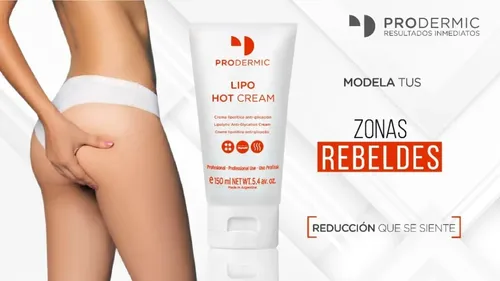Lipo Hot Cream Reductora Anti-glicacion 150ml Prodermic