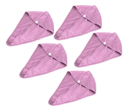 Gorro Para Secar El Cabello, 5 Unidades, Absorbente De Micro