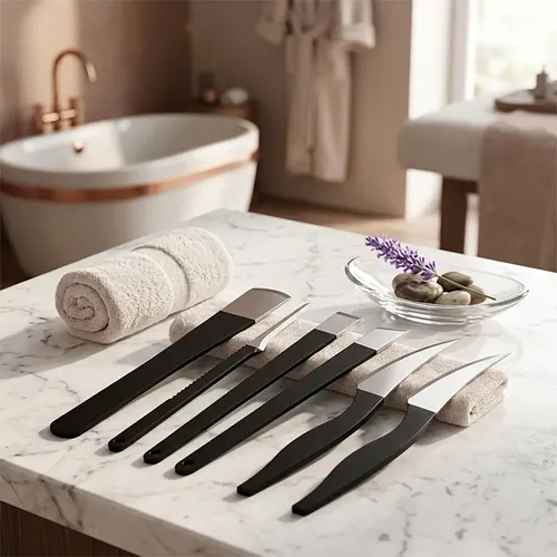 Cuchillo De Acero Inoxidable Para El Cuidado De Los Pies Par