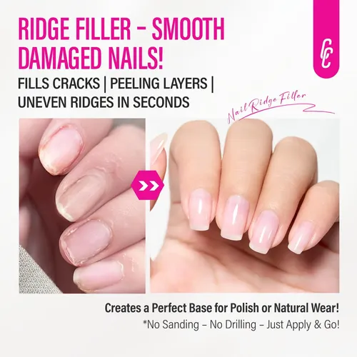 Fortalecedor De Uñas Reparador De Uñas 8 En 1 Transparente,