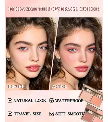 Paleta Rubor Matte 2 Colores Lysdefeu Set 02